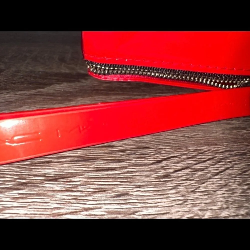 MAC‎ cosmetics Makeup Bag red